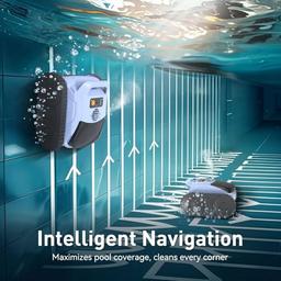 ABNEMEN Cordless Robotic Pool Cleaner with Smart Navigation thumbnail 7
