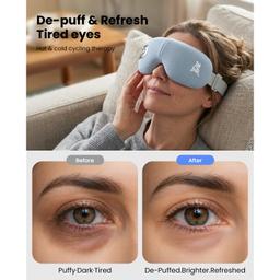 BOB AND BRAD EYEFLOW Eye Massager with Chip Cooling & Heating, FSA Eligible & HSA Heated Eye Mask, Air Compression for Puffiness, Dark Circles, Dry Eyes, Screen Fatigue, Gifts for Women & Men image 3