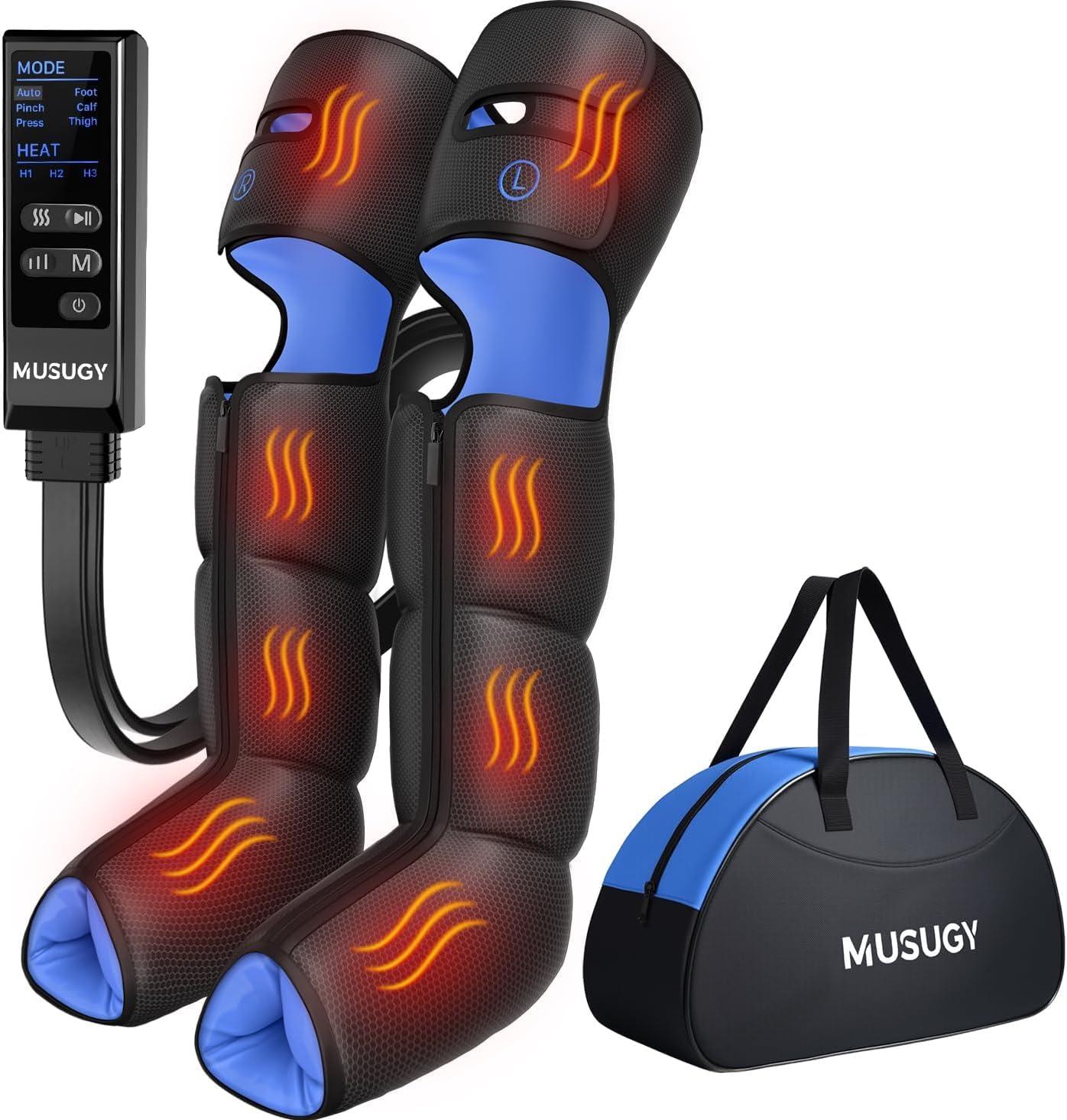 Musugy full leg compression massager with heat