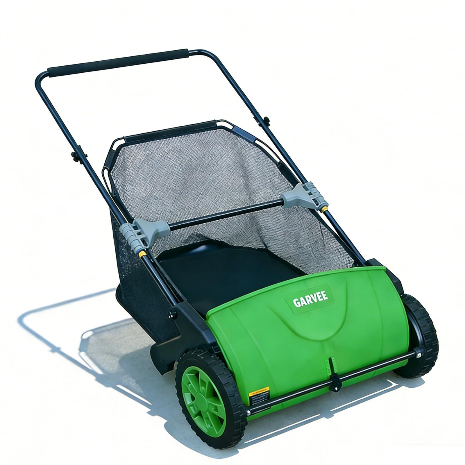 Garvee Push Lawn Sweeper front view