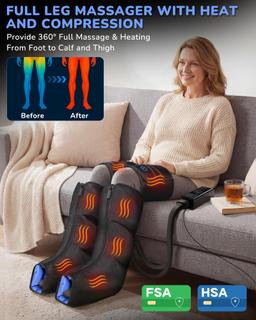 Sequential compression from feet to thighs