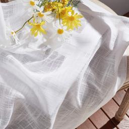 Curtains in farmhouse bedroom setting