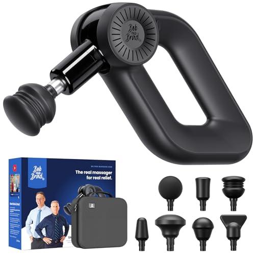 BOB AND BRAD D6 Pro Massage Gun, Massage Gun Deep Tissue with 16mm Amplitude, 7 Heads, OLED Screen, Professional Muscle Massager Gun, Electric Handheld Massagers with Ultra Quiet, Gifts for Women Men